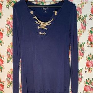 Blue/Navy Casual Top